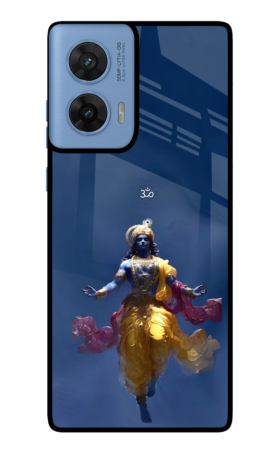 Cosmic Krishna Moto G96 5G Back Cover, Metal case