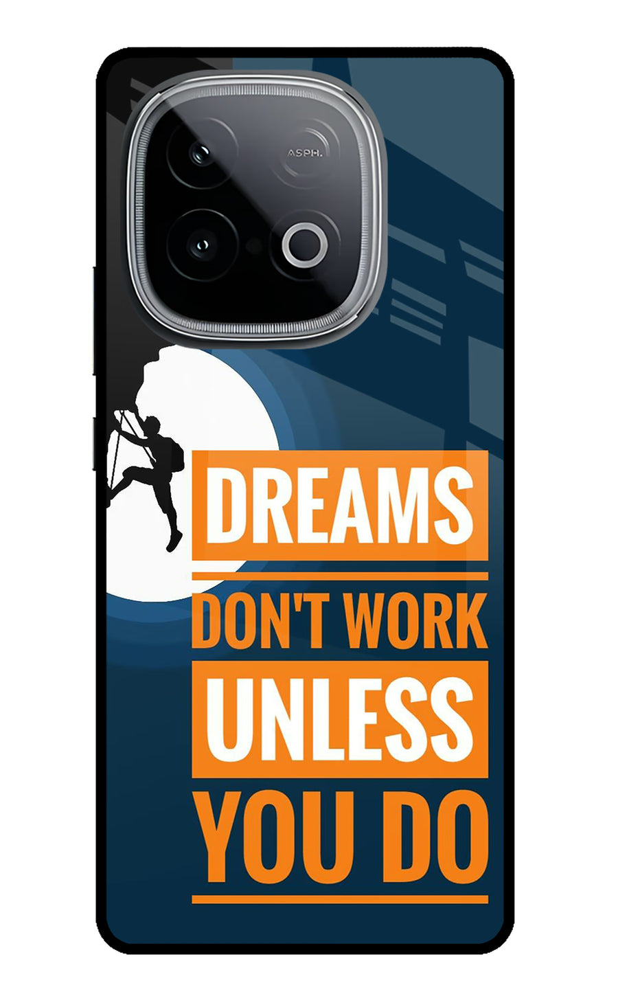 Dreams Donâ€™T Work Unless You Do iQOO Neo 10 Back Cover, Metal case