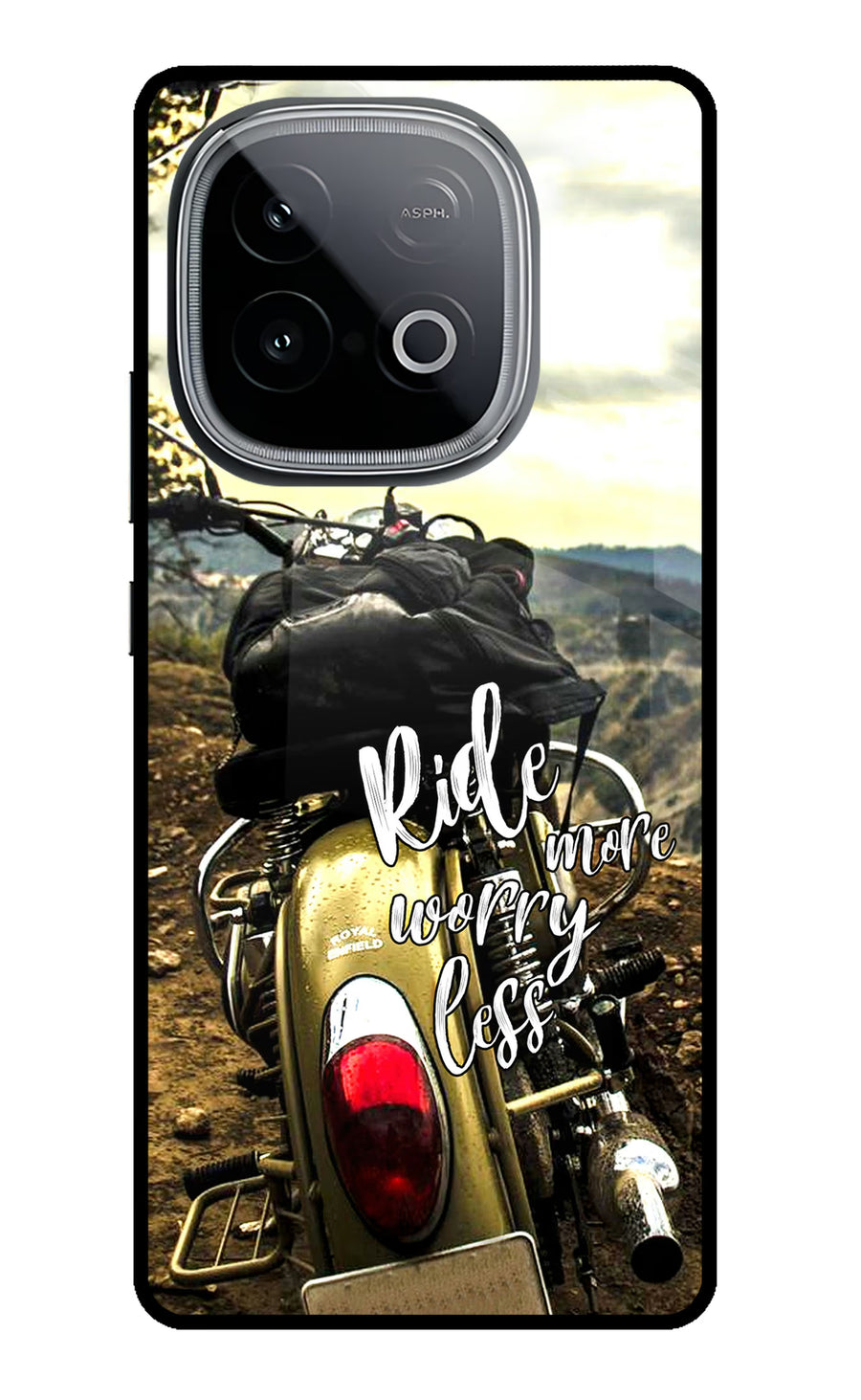 Ride More Worry Less iQOO Neo 10 Back Cover, Metal case