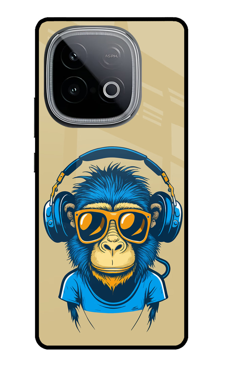Monkey Headphone iQOO Neo 10 Back Cover, Metal case