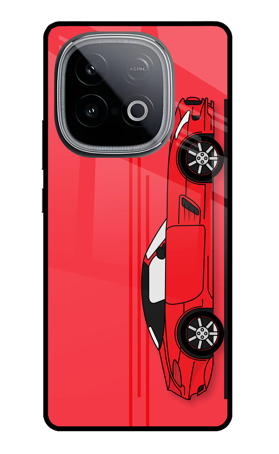 Red Velocity iQOO Neo 10 Back Cover, Metal case