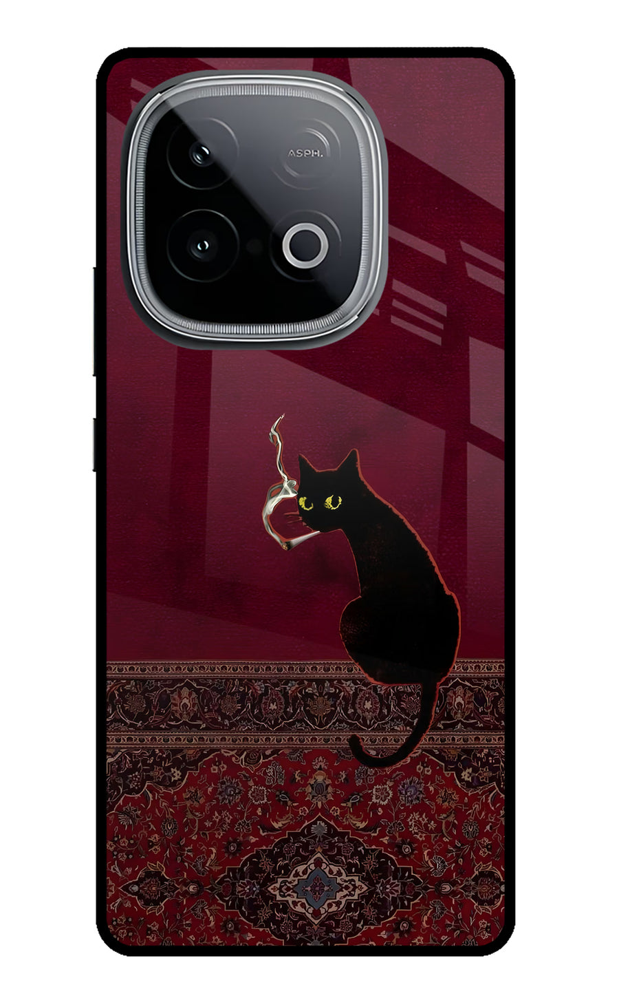 Midnight Cat iQOO Neo 10 Back Cover, Metal case