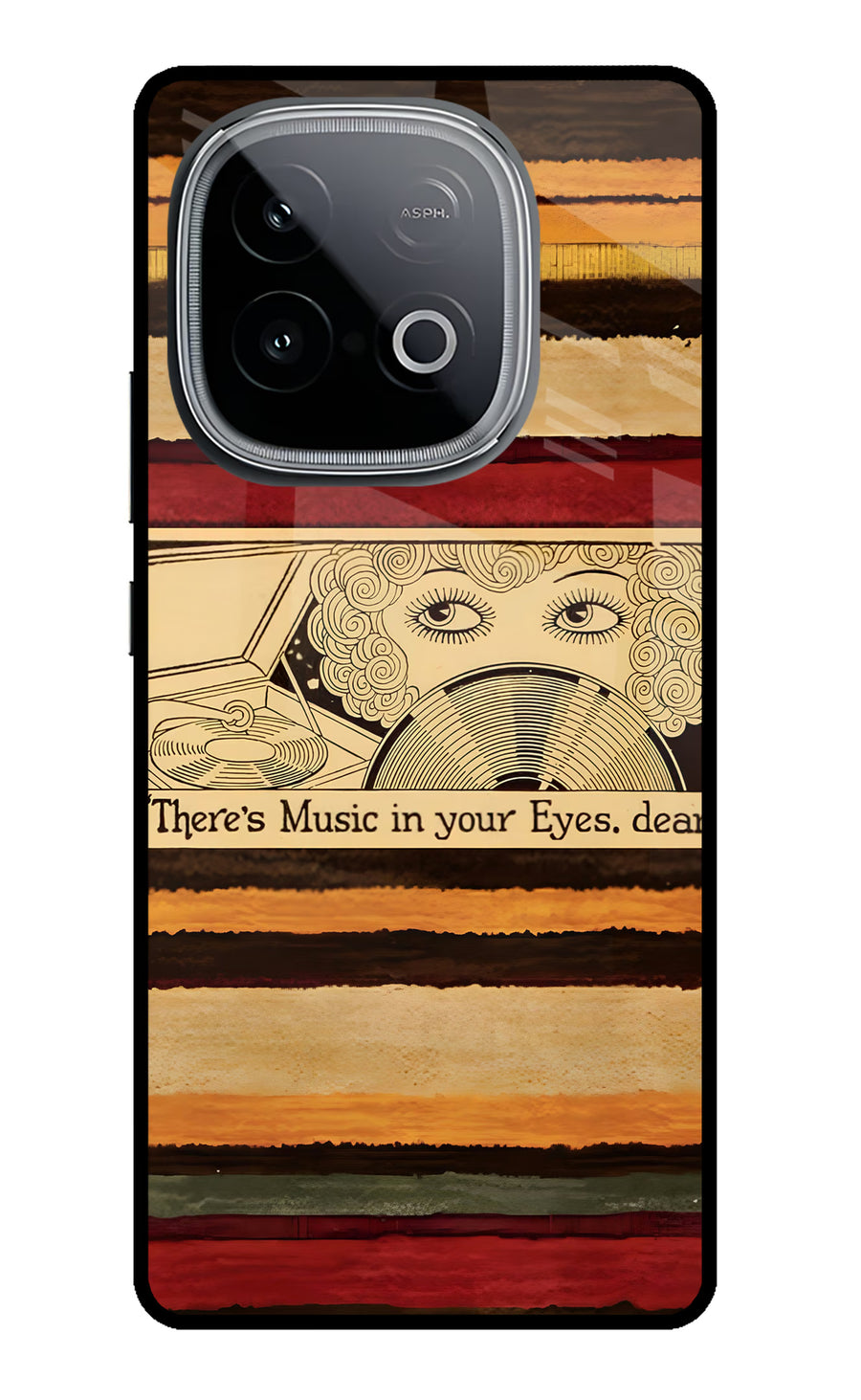 Vinyl Stripes iQOO Neo 10 Back Cover, Metal case