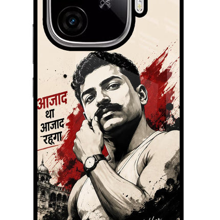 Chandrashekhar Azad Fearless iQOO Neo 10R 5G Metal Case Back Cover by Casekaro