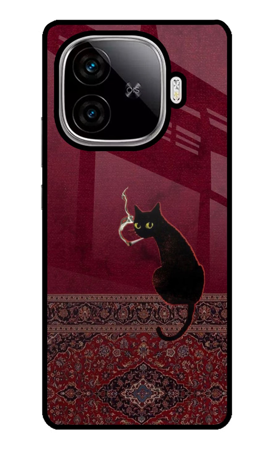 Midnight Cat iQOO Neo 10R 5G Back Cover, Metal case
