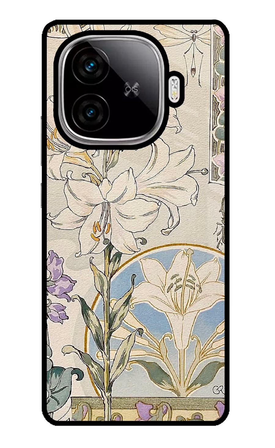 White Lily iQOO Neo 10R 5G Back Cover, Metal case