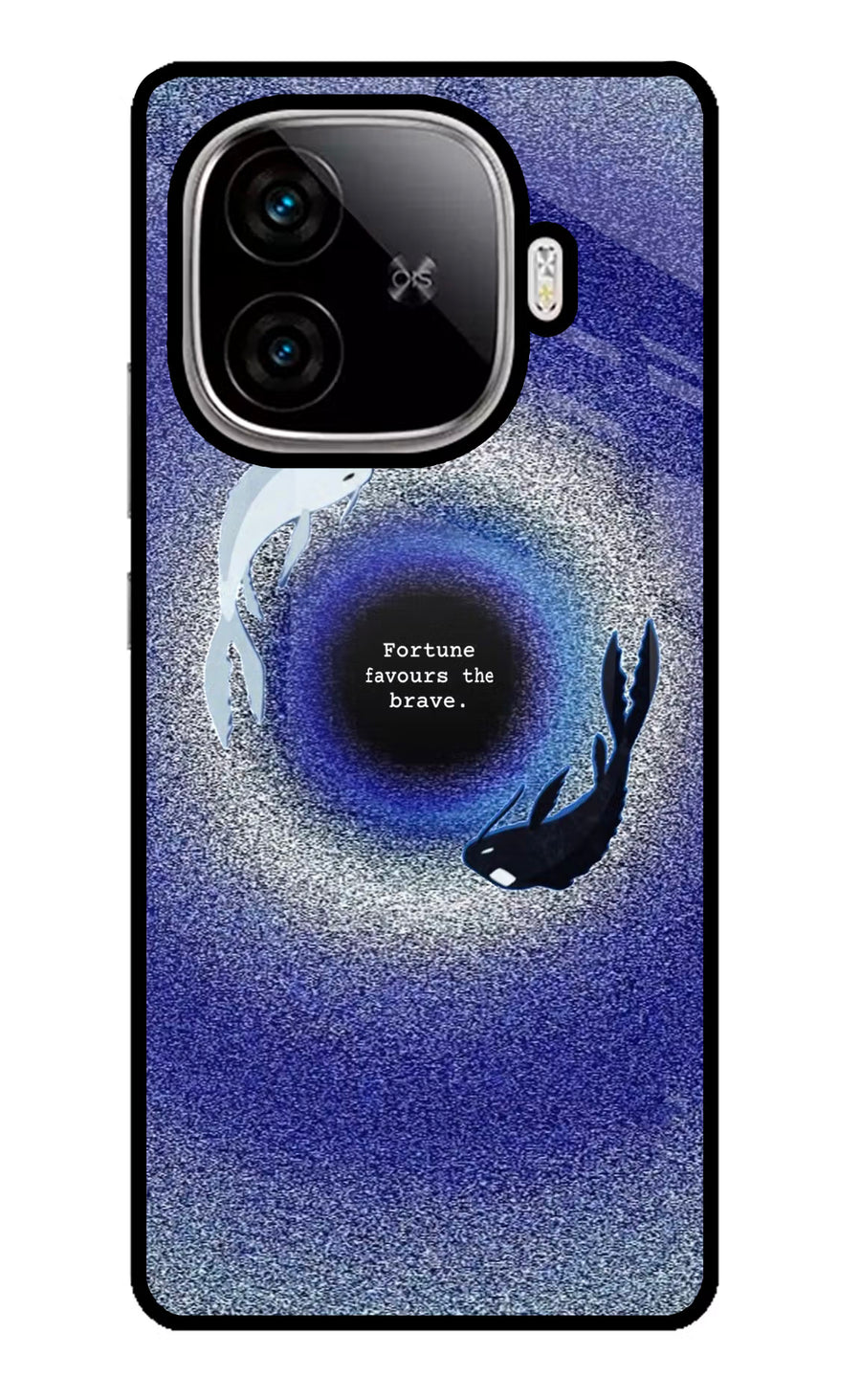 Dark Koi iQOO Neo 10R 5G Back Cover, Metal case
