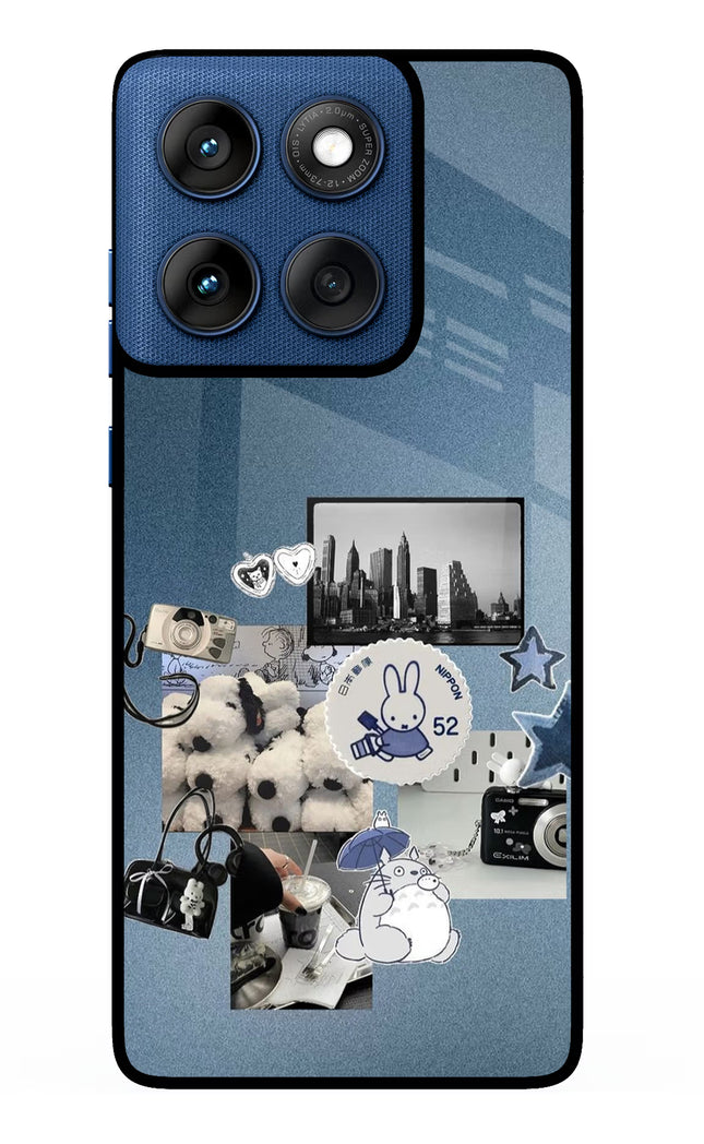 Miffy Moto Edge 60 Metal Case Back Cover by Casekaro