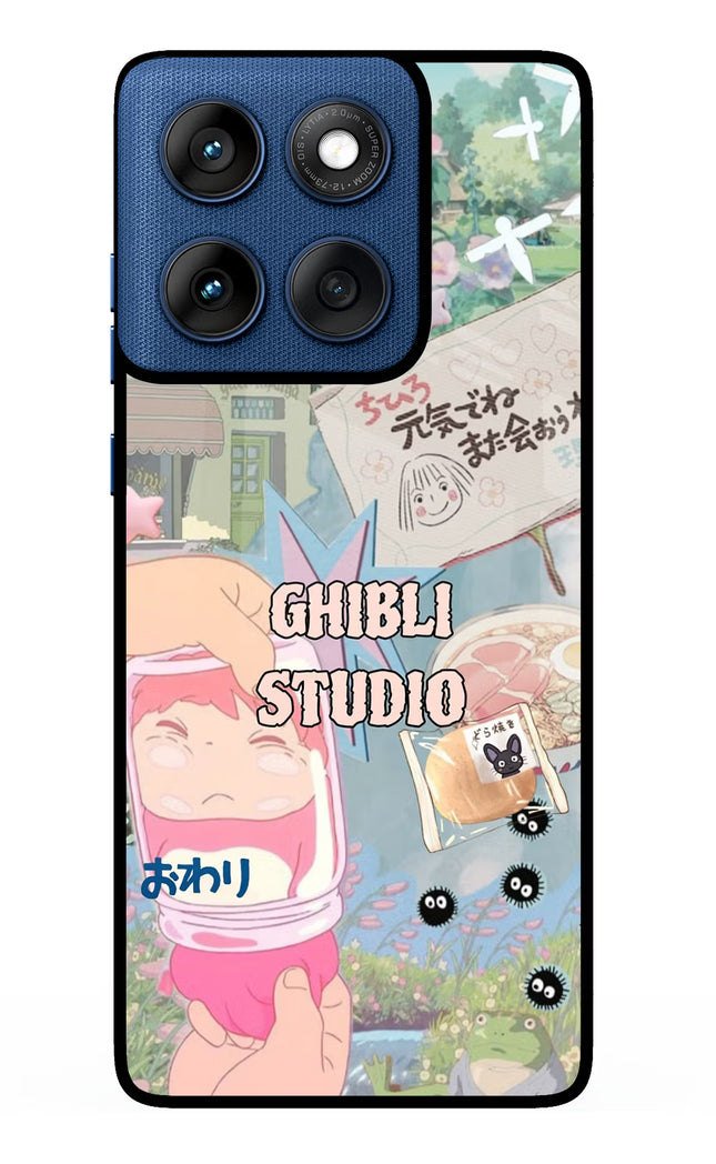 Studio Ghibli Moto Edge 60 Metal Case Back Cover by Casekaro