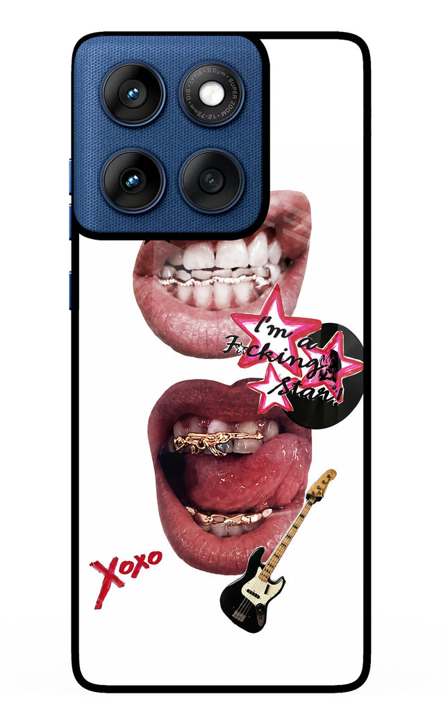 Rockstar Moto Edge 60 Metal Case Back Cover by Casekaro
