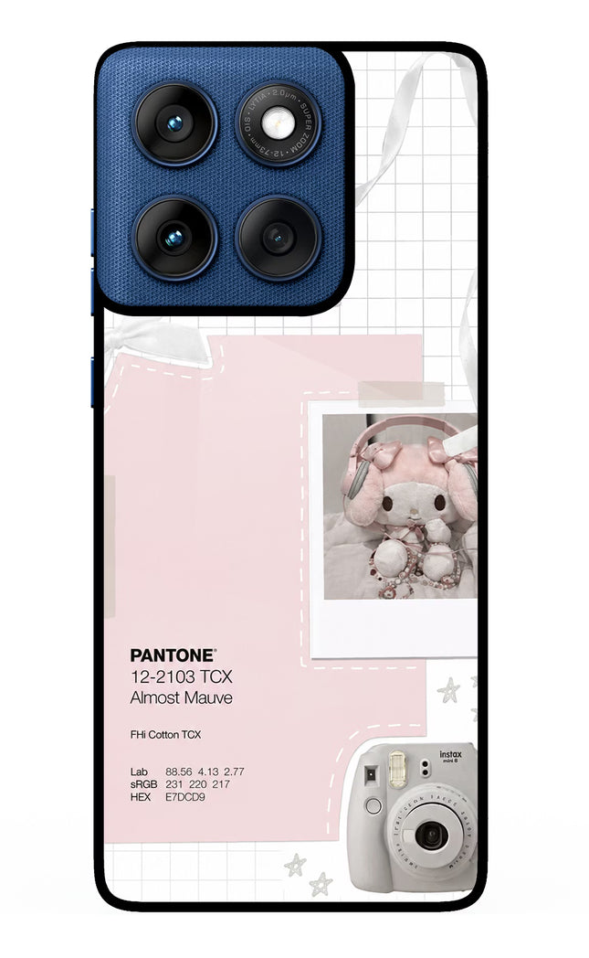 Pantone Asthetic Moto Edge 60 Metal Case Back Cover by Casekaro