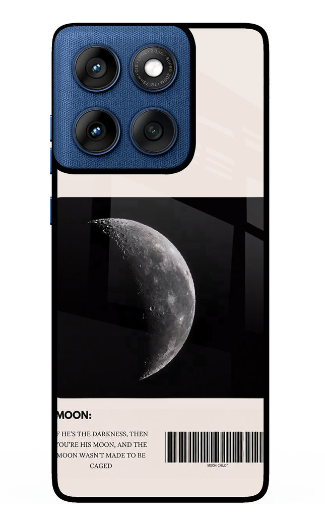 Moon Phase Moto Edge 60 Metal Case Back Cover by Casekaro