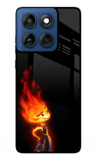 Ember Flame Moto Edge 60 Metal Case Back Cover by Casekaro