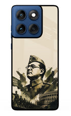 Netaji Rising Moto Edge 60 Metal Case Back Cover by Casekaro
