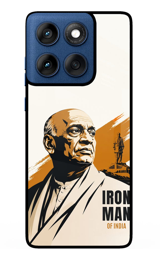 Sardar Patel Iron Will Moto Edge 60 Metal Case Back Cover by Casekaro