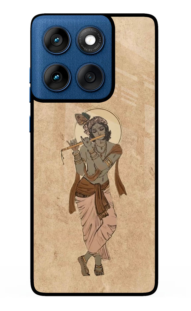 Krishna Moto Edge 60 Metal Case Back Cover by Casekaro