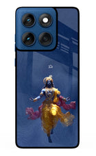 Cosmic Krishna Moto Edge 60 Metal Case Back Cover by Casekaro