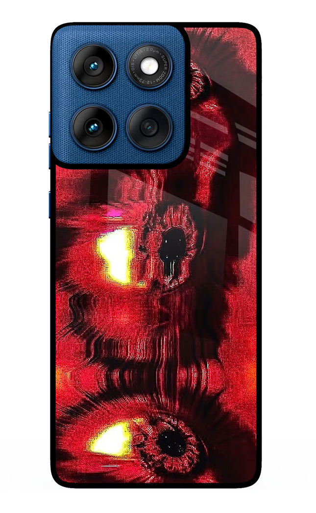 Fire Eye Moto Edge 60 Metal Case Back Cover by Casekaro