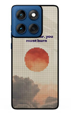 Pixel Sun Moto Edge 60 Metal Case Back Cover by Casekaro