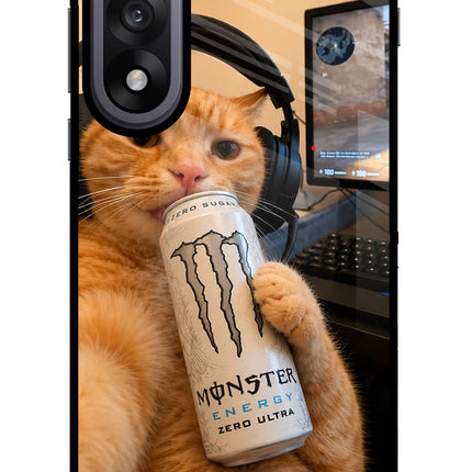 Gamer Cat Energy OnePlus Nord 5 Metal Case Back Cover by Casekaro