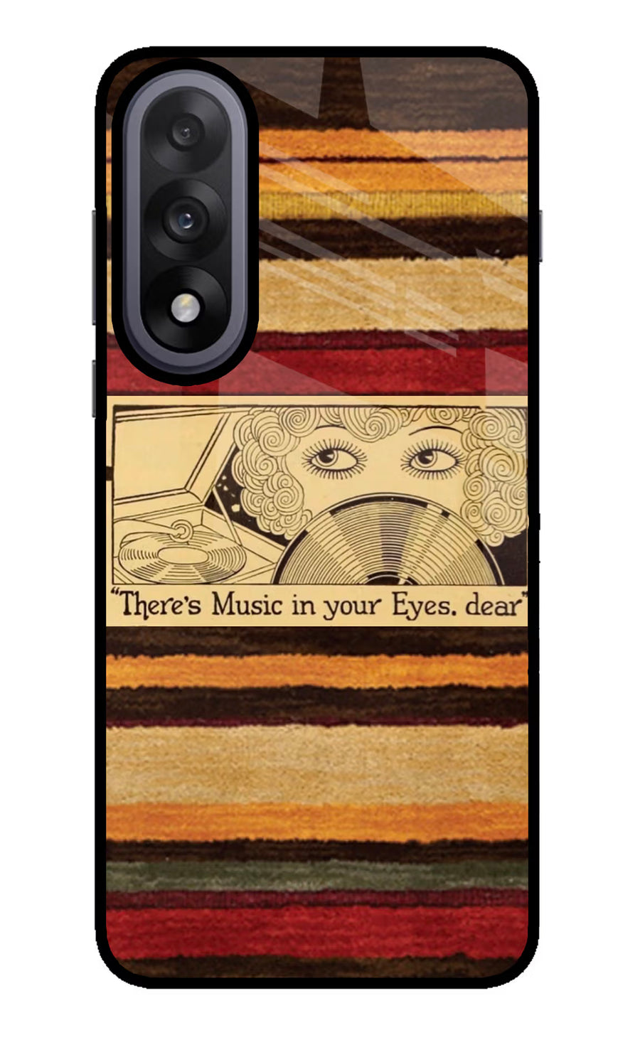 Vinyl Stripes OnePlus Nord 5 Back Cover, Metal case