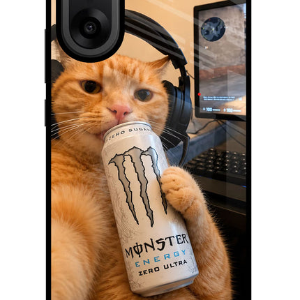 Gamer Cat Energy OnePlus Nord CE5 Metal Case Back Cover by Casekaro