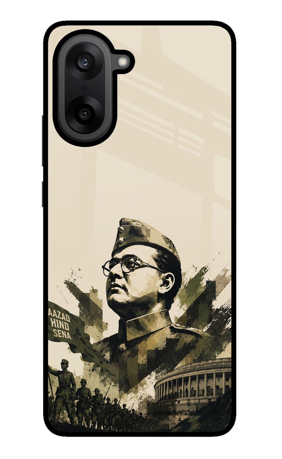 Netaji Rising OnePlus Nord CE5 Back Cover, Metal case