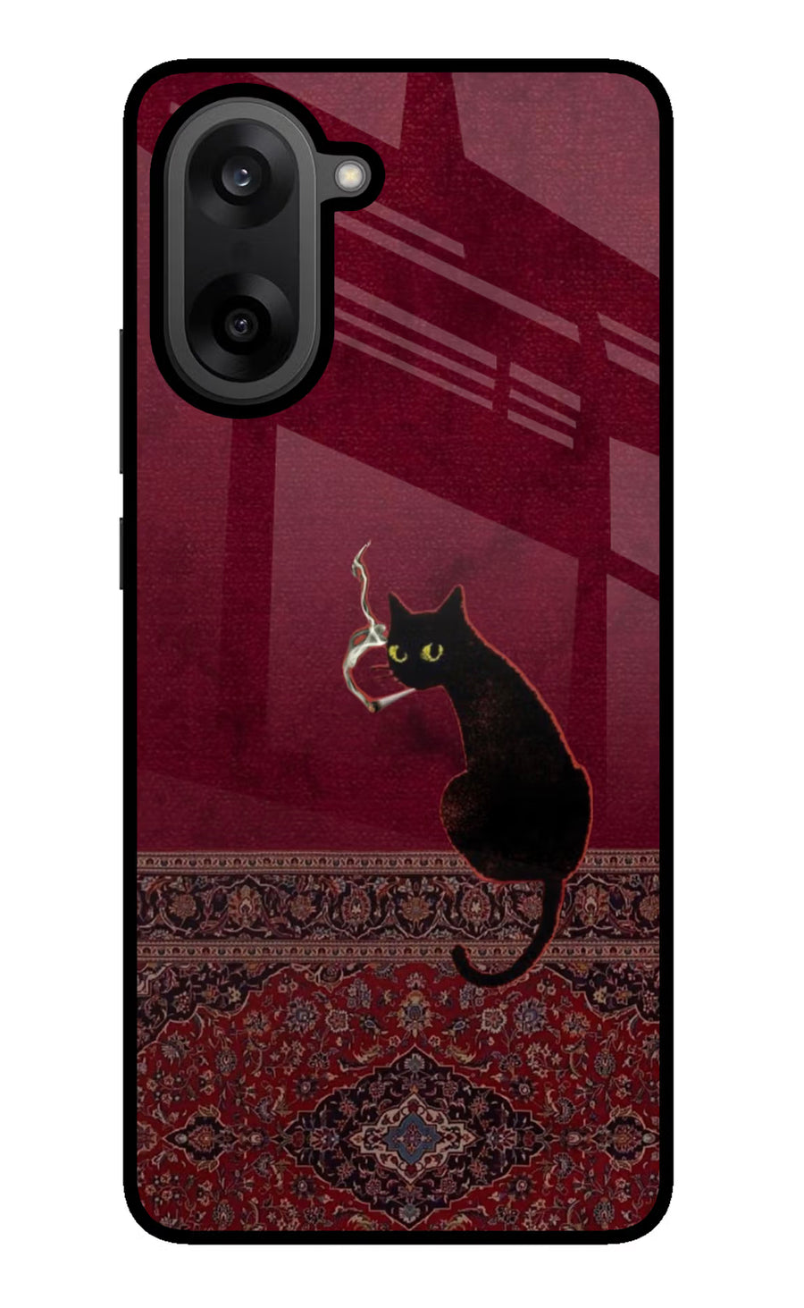 Midnight Cat OnePlus Nord CE5 Back Cover, Metal case