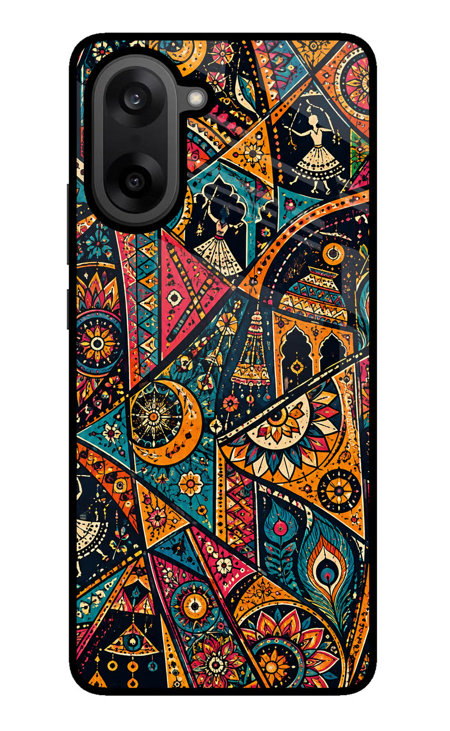 Folk Print OnePlus Nord CE5 Back Cover, Metal case