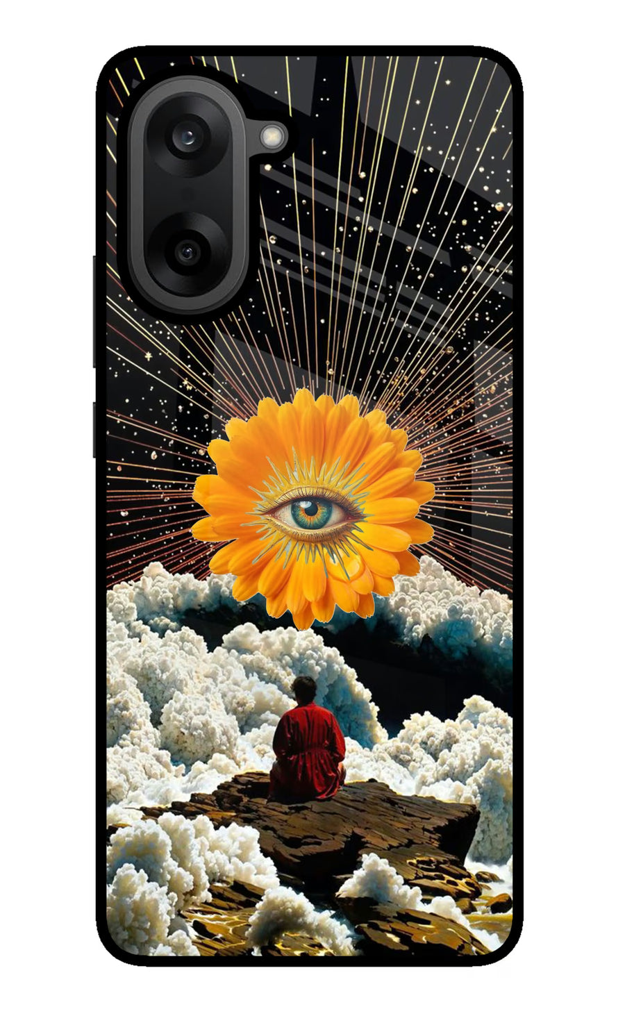 Cosmic Flower OnePlus Nord CE5 Back Cover, Metal case