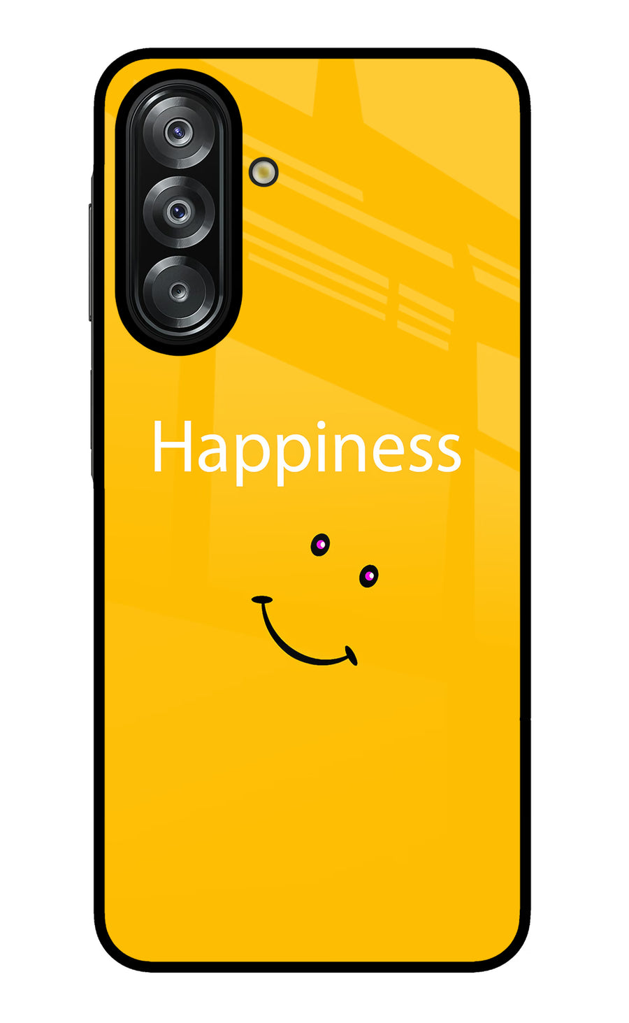 Happiness With Smiley Samsung A26 Back Cover, Metal case