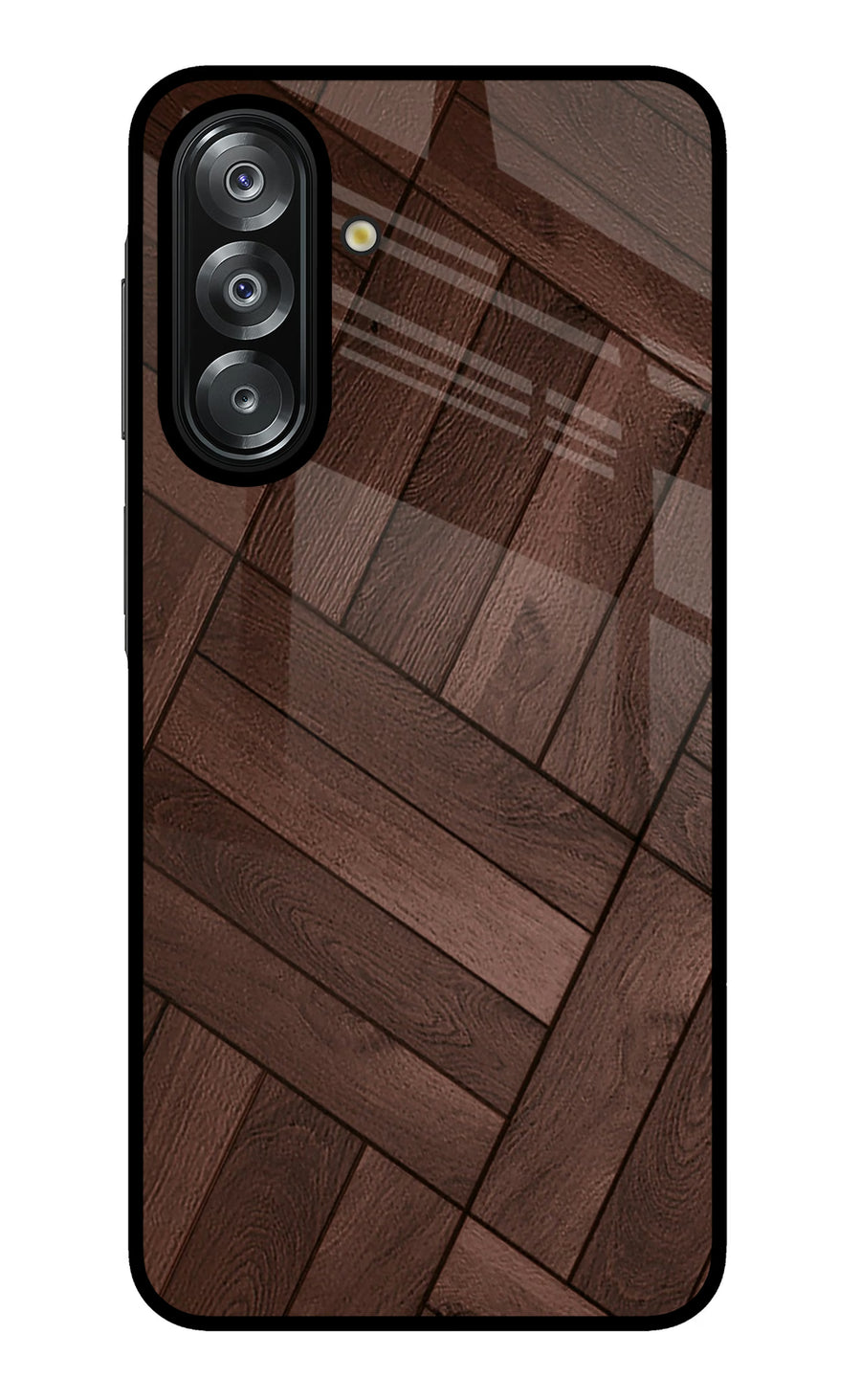 Wooden Texture Design Samsung A26 Back Cover, Metal case