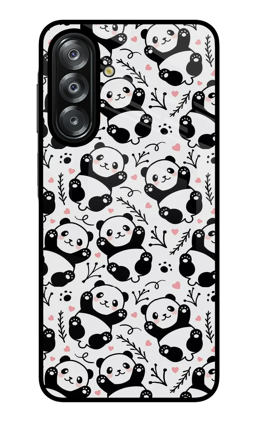 Cute Panda Samsung A26 Back Cover, Metal case
