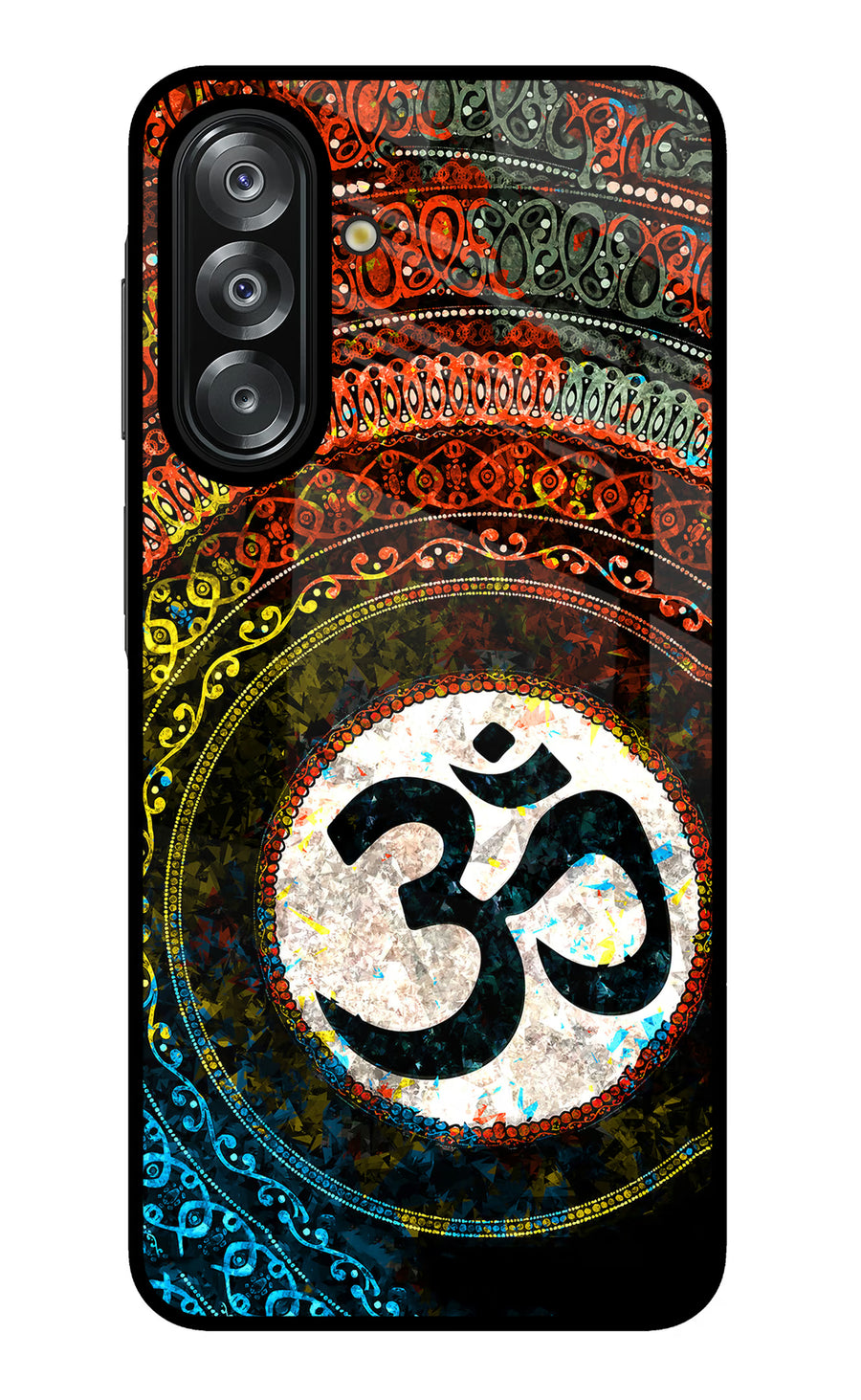 Om Cultural Samsung A26 Back Cover, Metal case