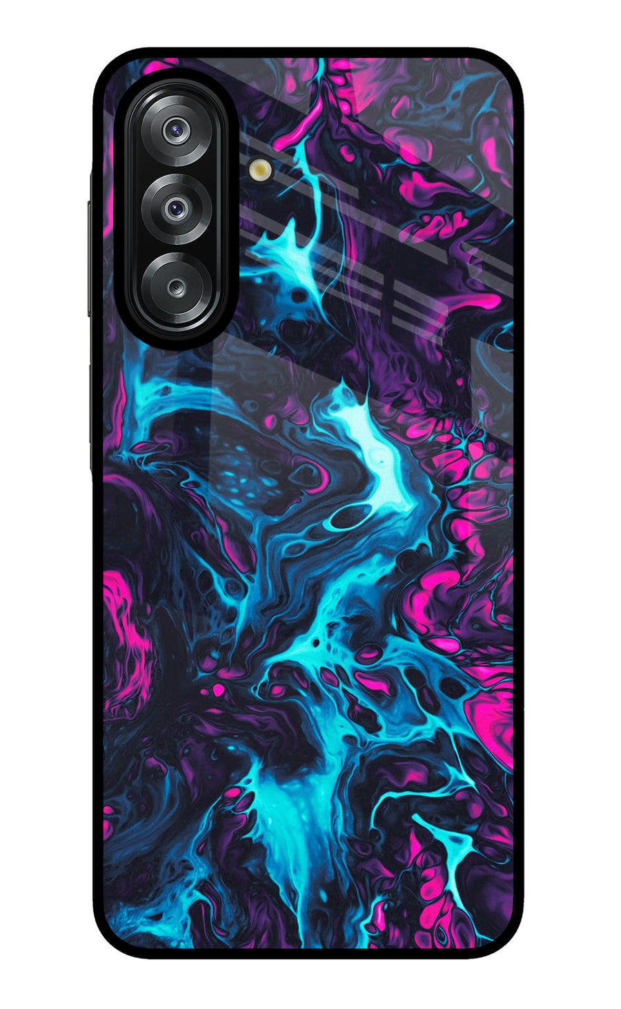 Abstract Samsung A26 Back Cover, Metal case