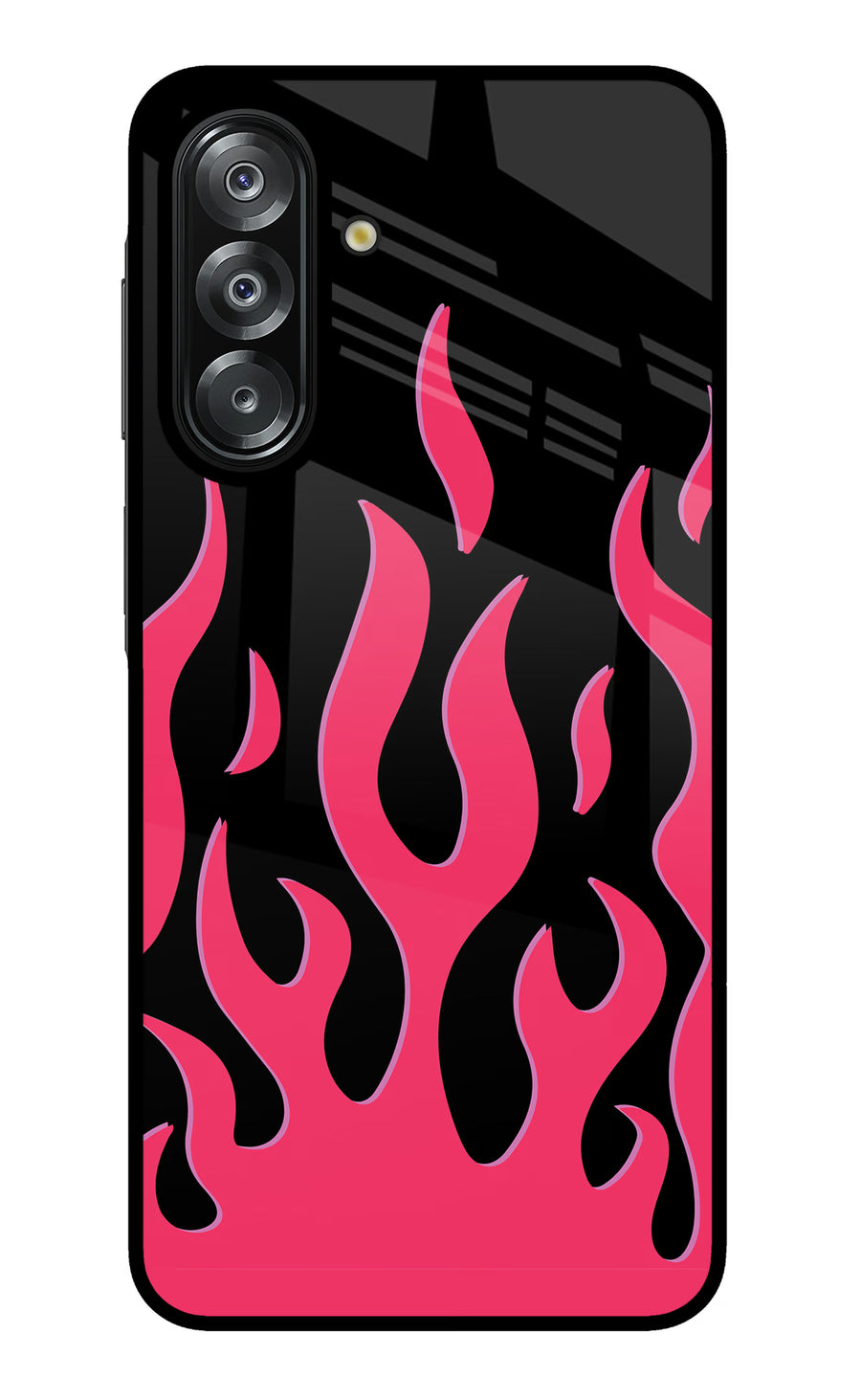 Fire Flames Samsung A26 Back Cover, Metal case