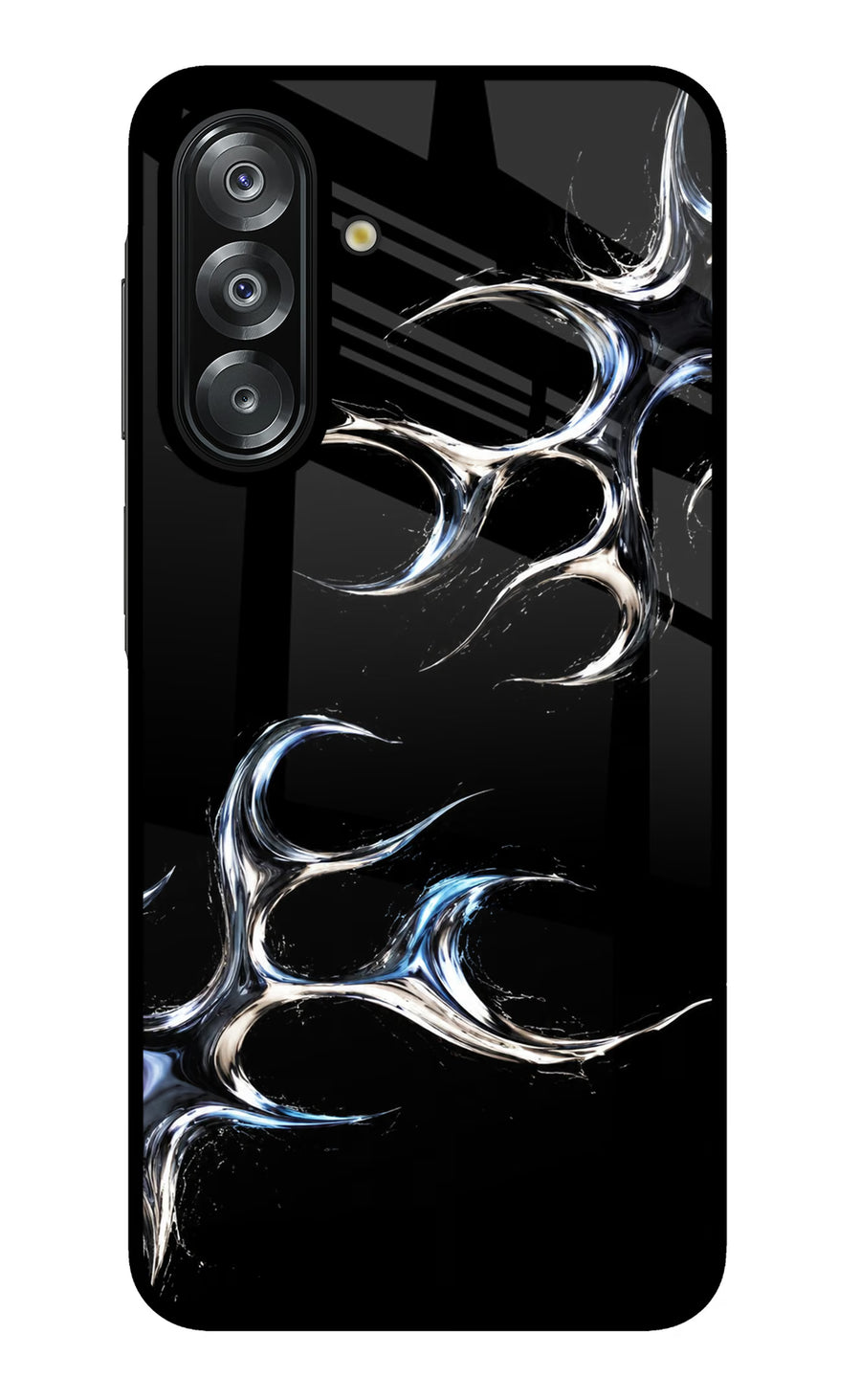 Chrome Tribal Samsung A26 Back Cover, Metal case