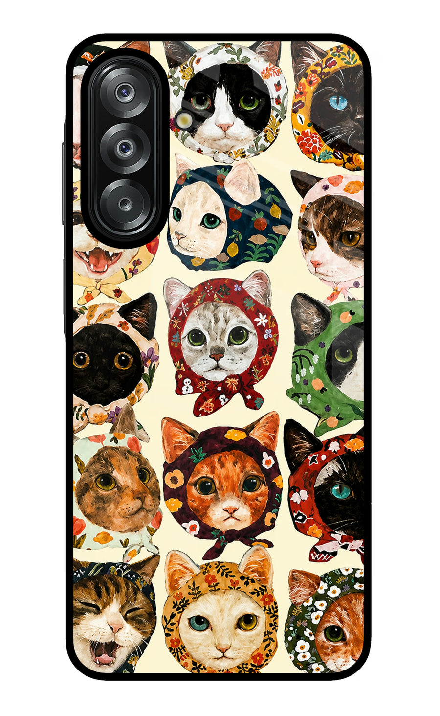 Cool Cat Samsung A26 Back Cover, Metal case