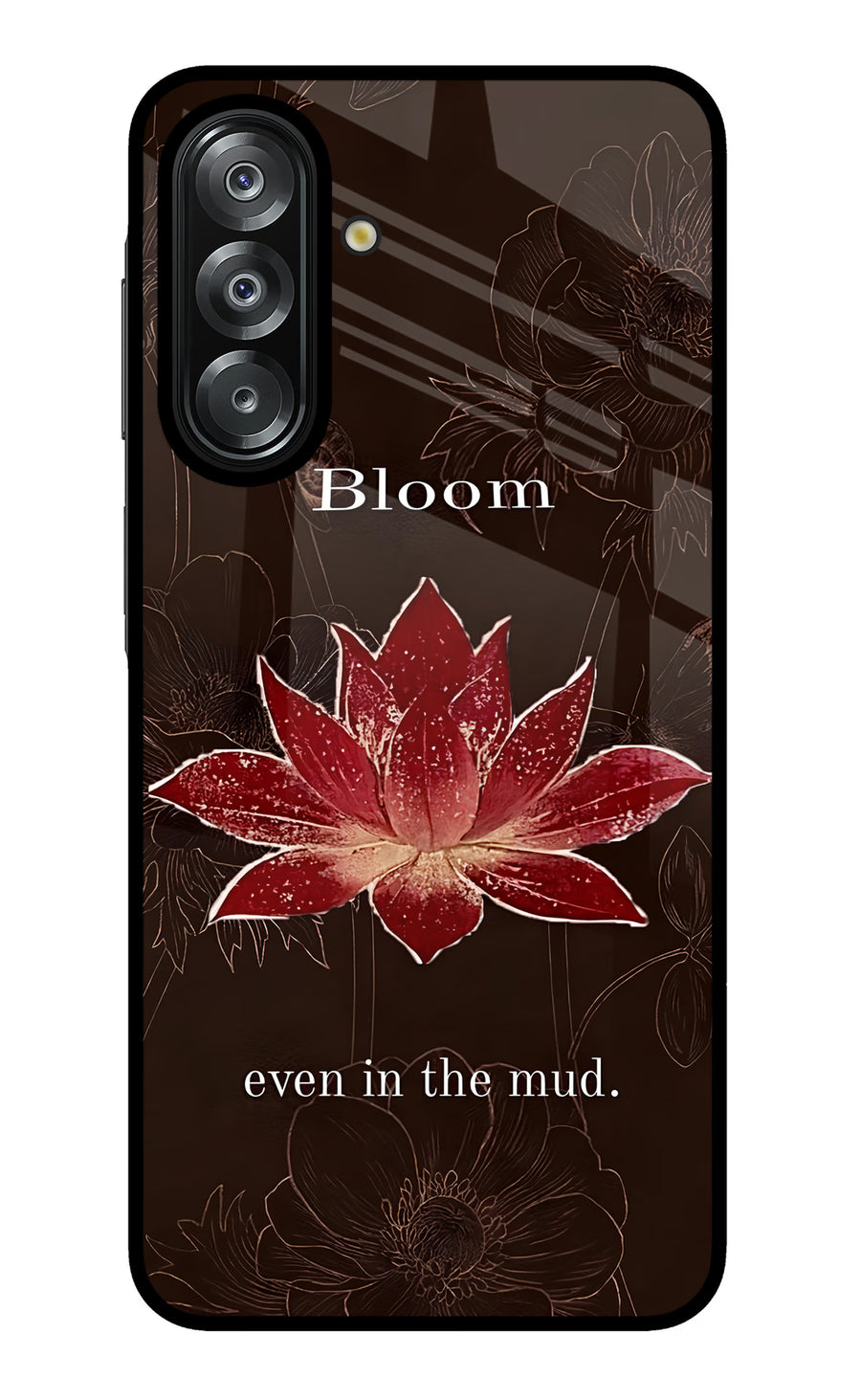 Bloom Samsung A26 Back Cover, Metal case