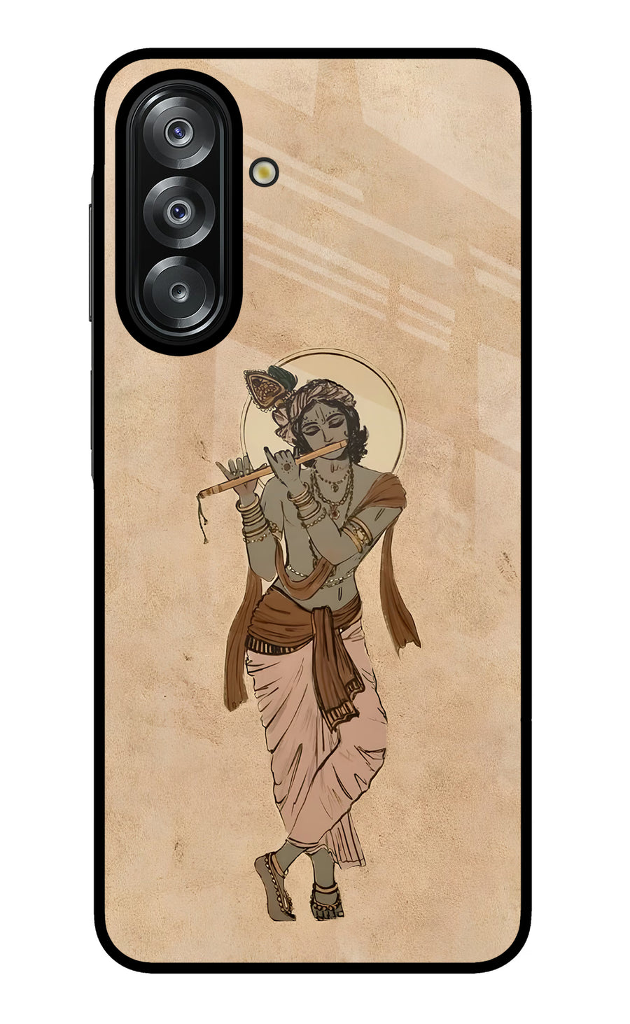 Krishna Samsung A26 Back Cover, Metal case