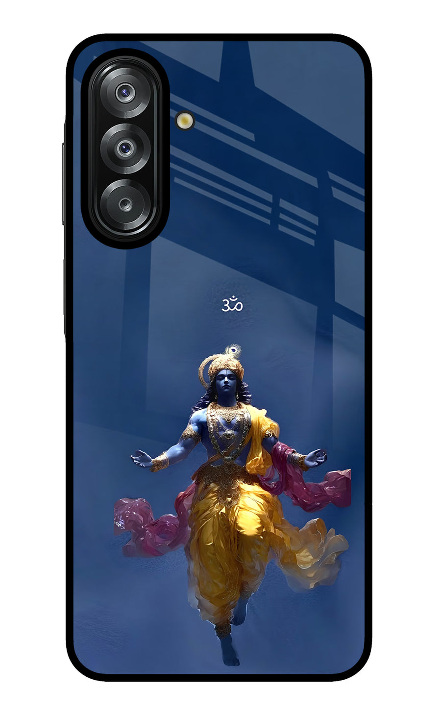 Cosmic Krishna Samsung A26 Back Cover, Metal case