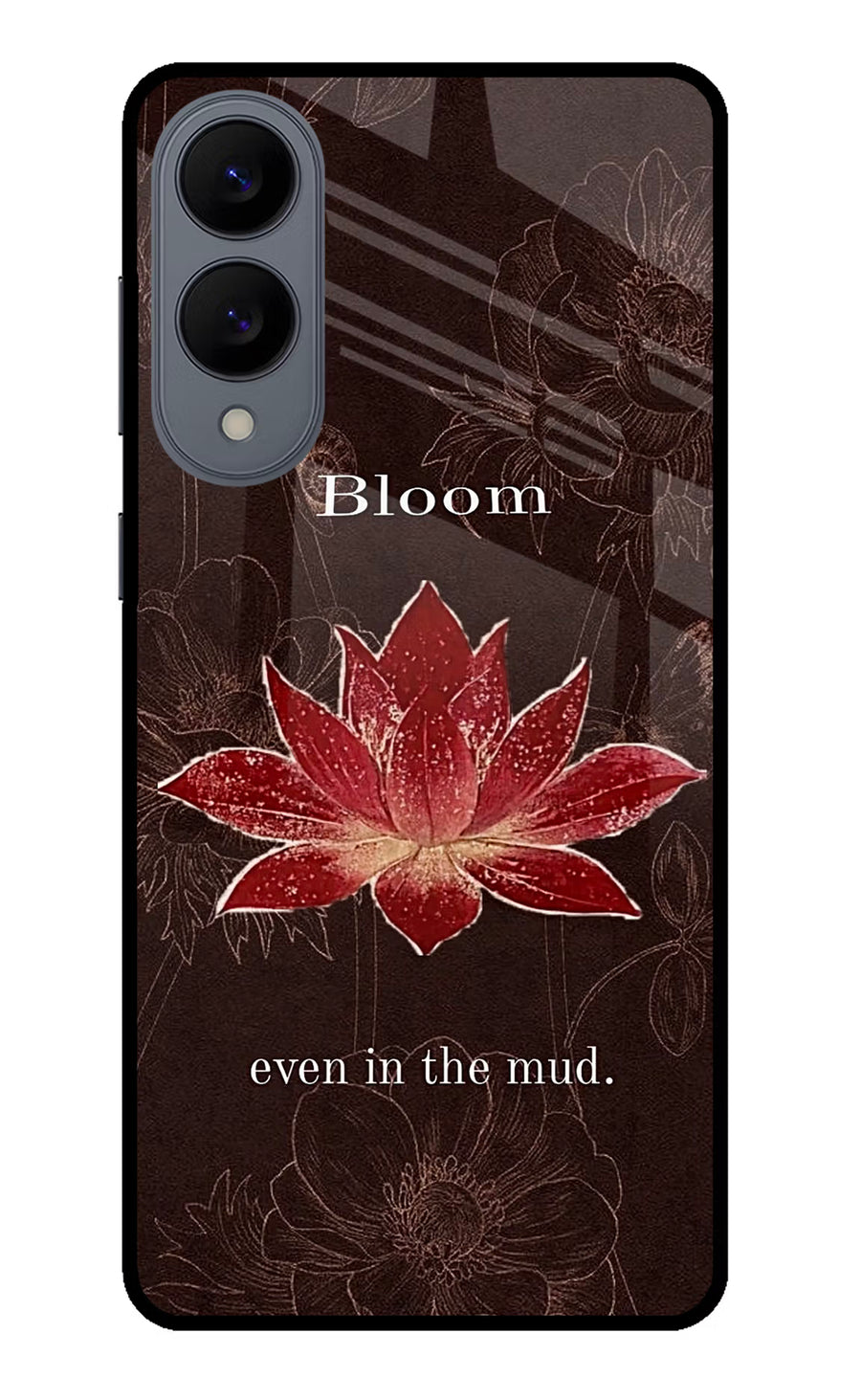 Bloom Samsung S25 Edge Back Cover, Metal case