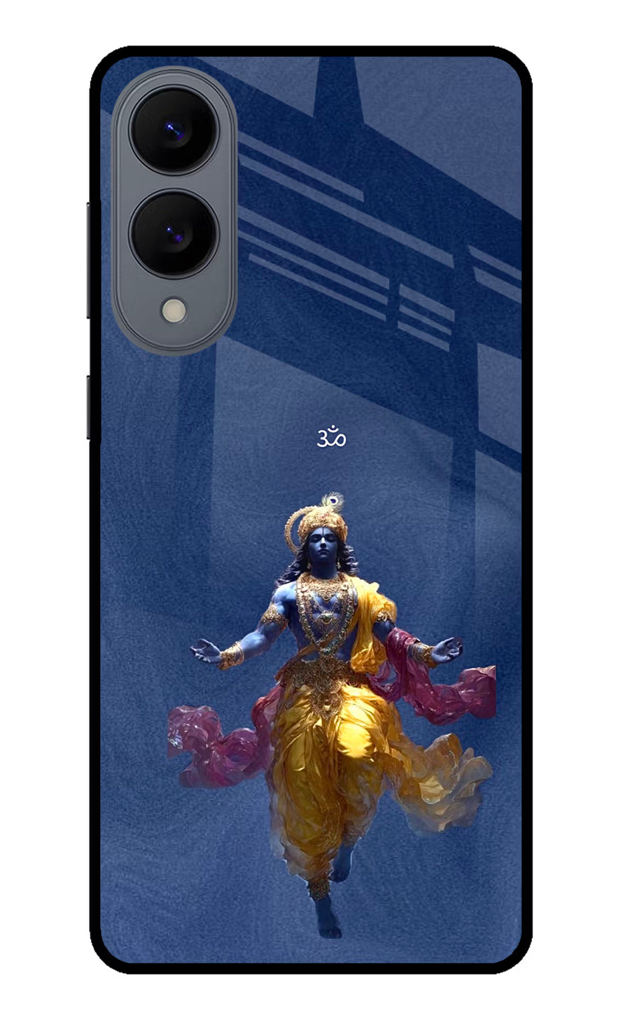 Cosmic Krishna Samsung S25 Edge Back Cover, Metal case