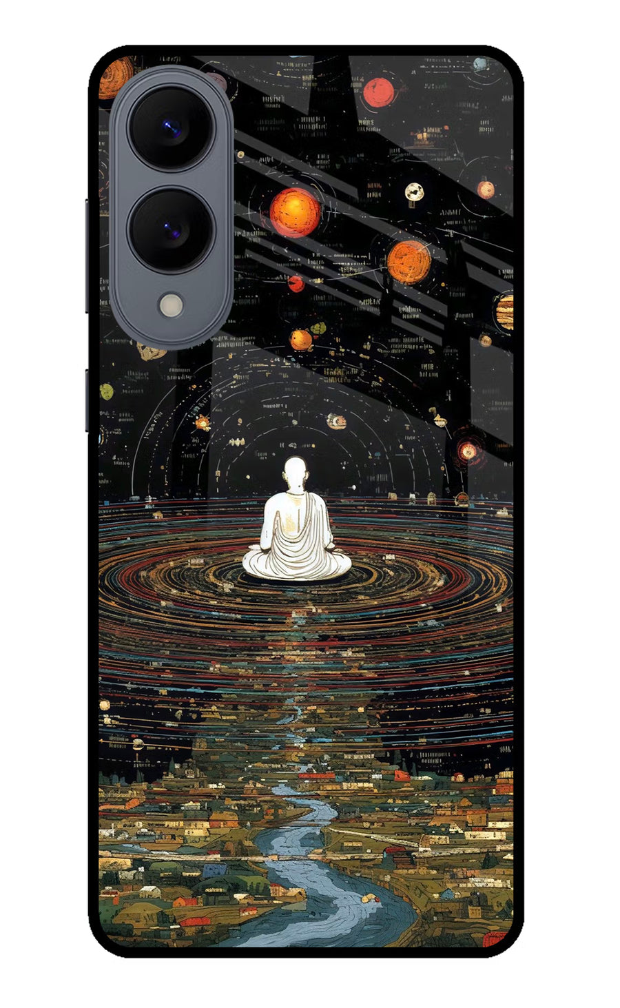 Space Monk Samsung S25 Edge Back Cover, Metal case