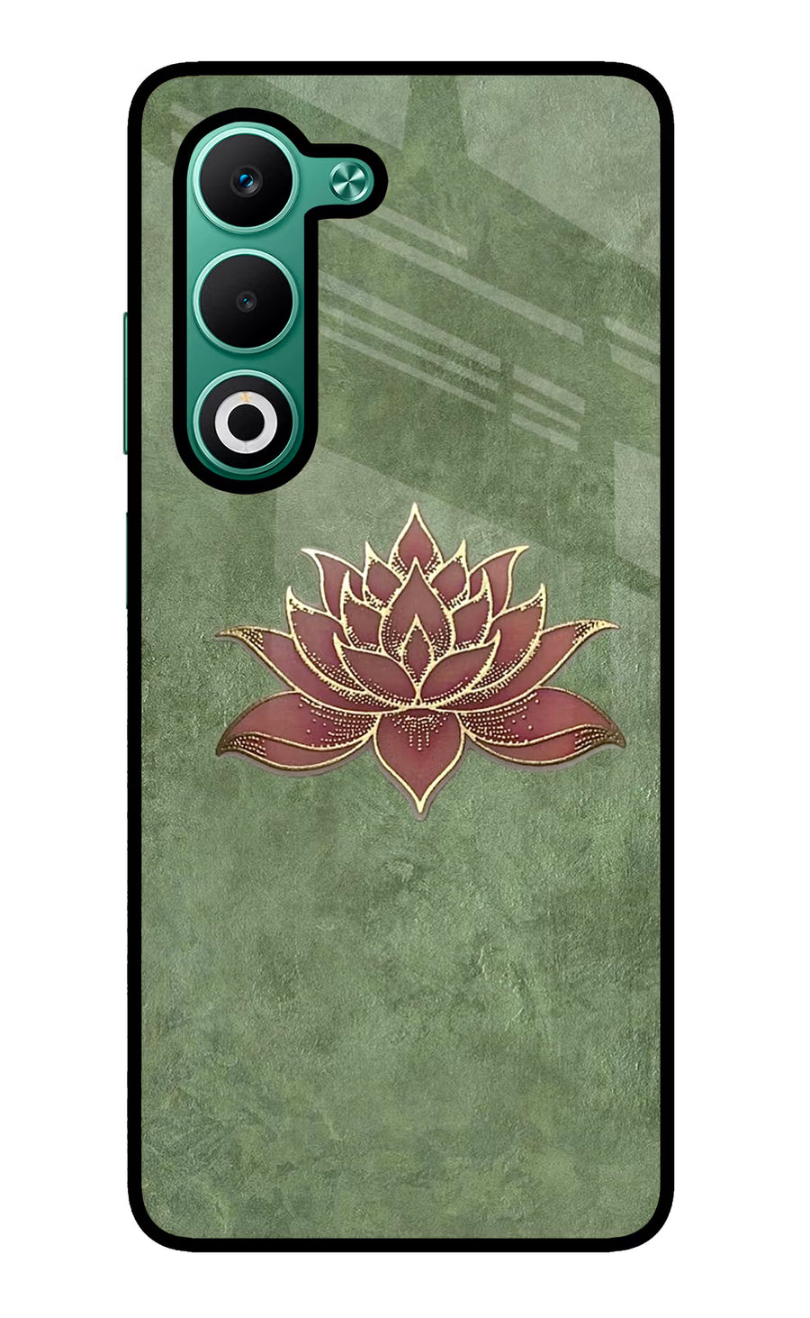 Lotus Grace Oppo A5 5G Back Cover, Metal case