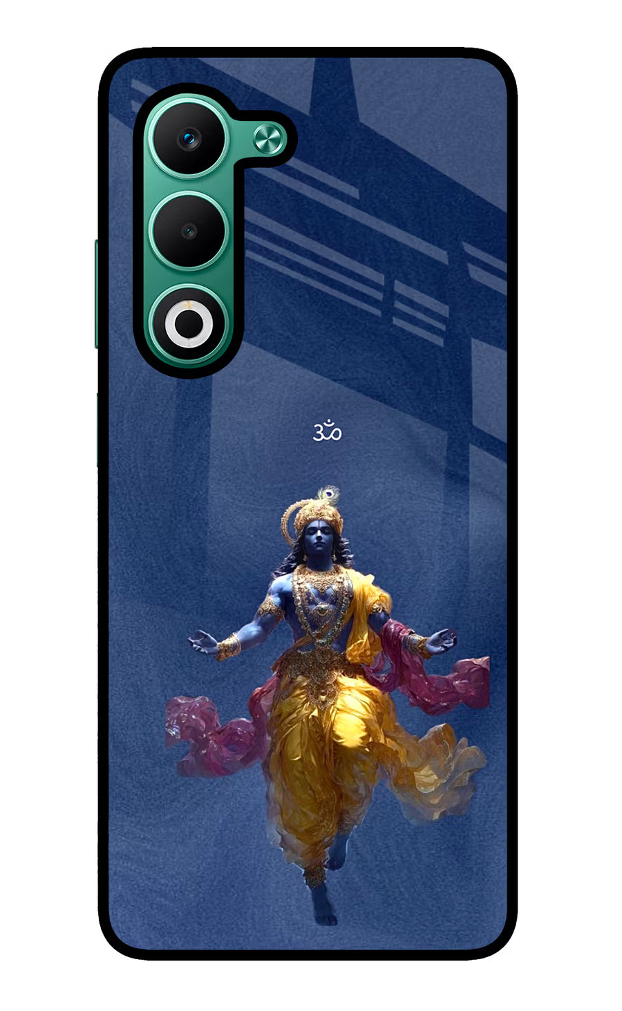 Cosmic Krishna Oppo A5 5G Back Cover, Metal case