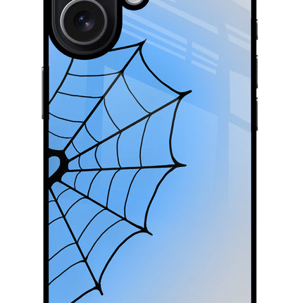 Blue Web iPhone 17 Metal Case Back Cover by Casekaro