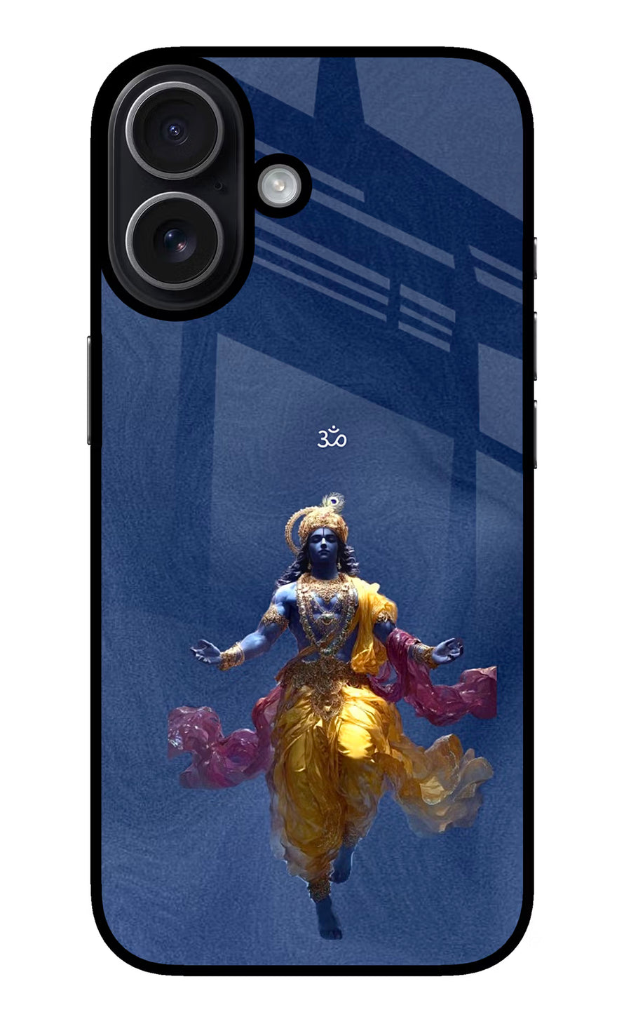 Cosmic Krishna iPhone 17 Back Cover, Metal case