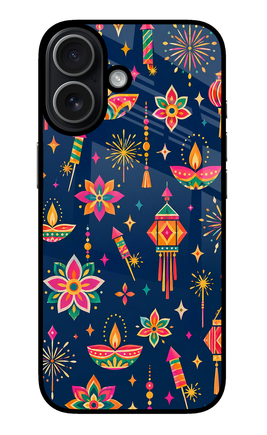 Festive Pop iPhone 17 Back Cover, Metal case