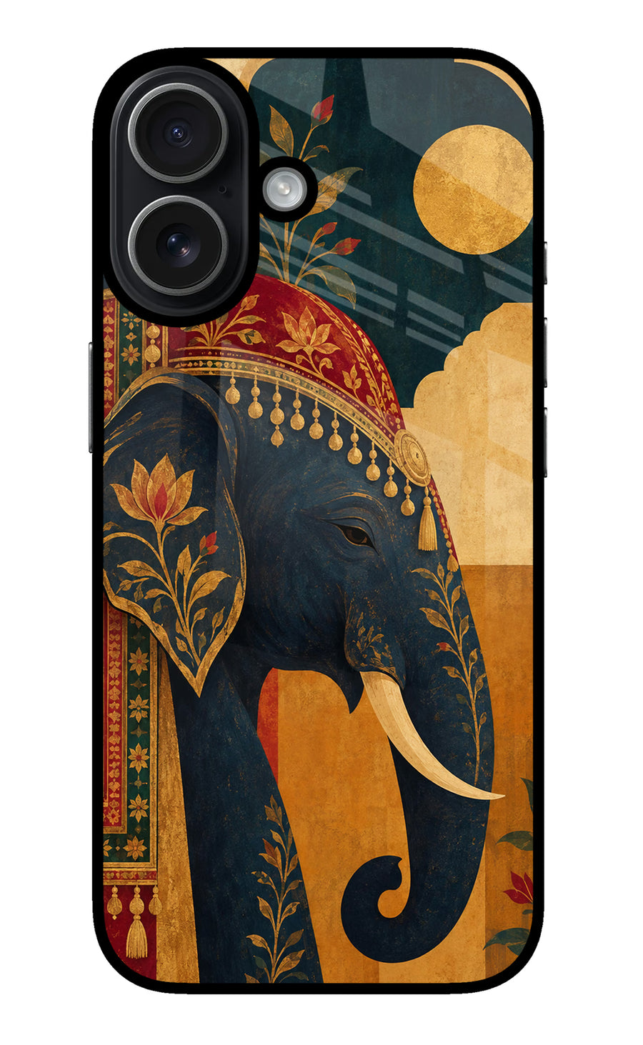 Royal Elephant iPhone 17 Back Cover, Metal case